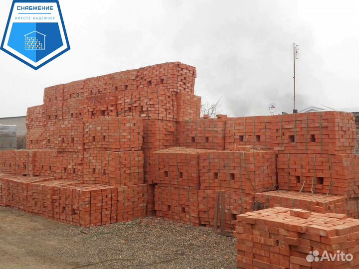 Кирпич керамический рядовой полнотелый