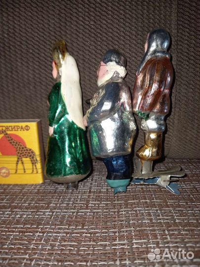 Елочные игрушки СССР на прищепке
