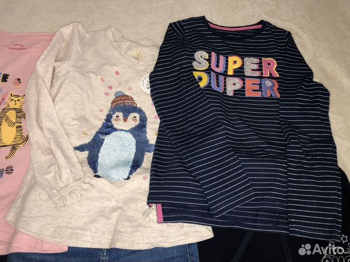 Фирменные осенние вещи на девочку р122