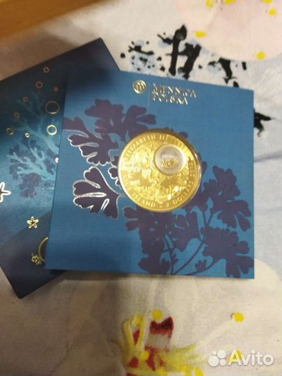 Коллекционная монета Mennicca Polska (рыбка)