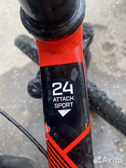 Велосипед подростковый 24 stern attack sport