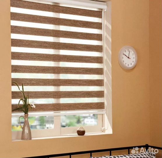 Жалюзи на окна день ночь