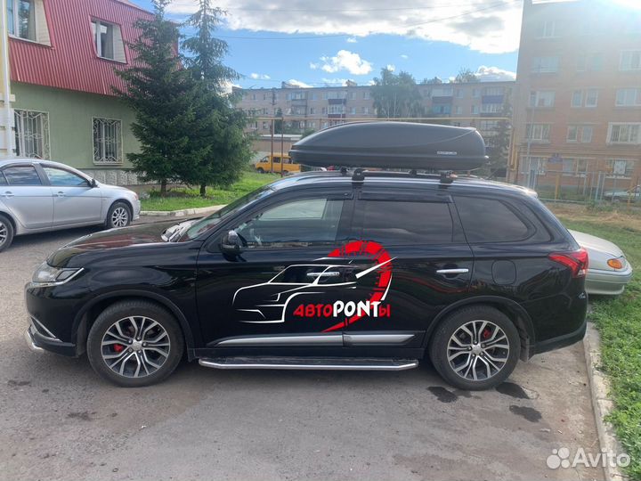 Автобокс Bonus 425л черный Митсубиси Аутлендер