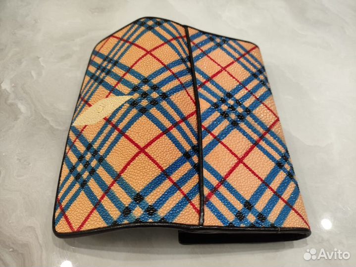 Кошелёк новый женский большой кожа ската