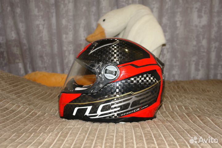 Легкий карбоновый мотошлем LS2 CR1 L- XL