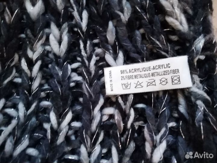 Шарф зимний с люрексом 2 шт