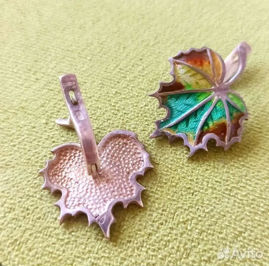 Серьги серебро