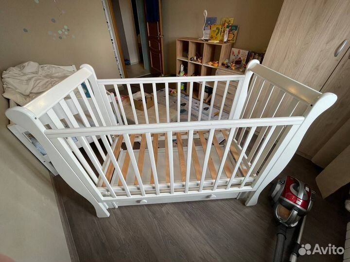 Детская кровать Лель Лаванда, 1200 x 600