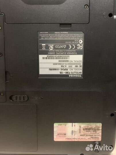 Toshiba Satellite p300