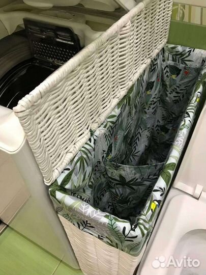 Узкая корзина для белья
