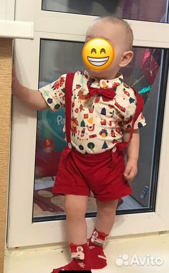 Новогодний комплект для малышей 86