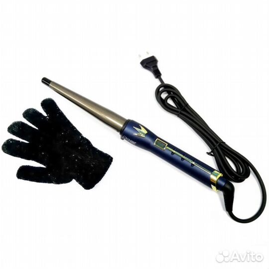 Плойка для укладки и завивки волос конусная