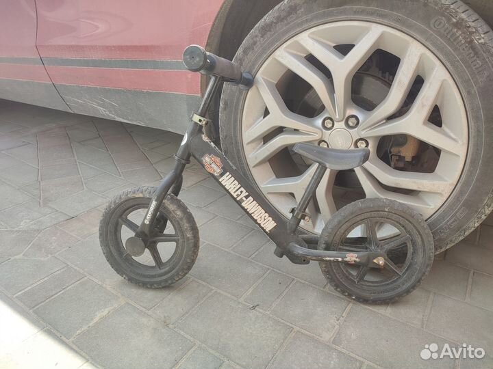 Беговел strider 12 sport harley davidson