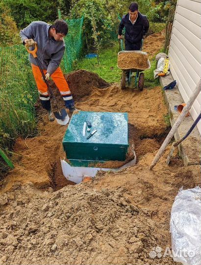 Монтаж септиков