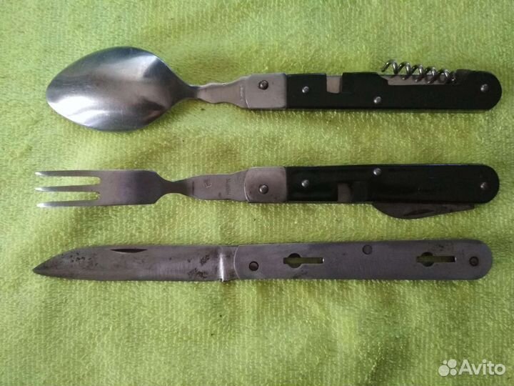 Туристический набор столовых приборов стиз СССР