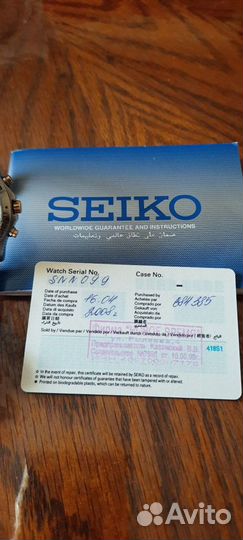 Мужские наручные часы Seiko 7Т94 оригинальные