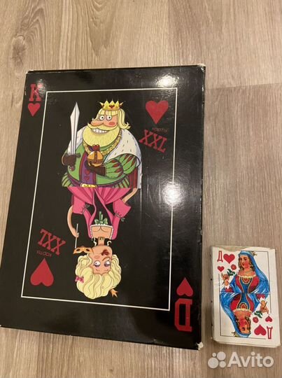 Карты игральные сувенирные xxl