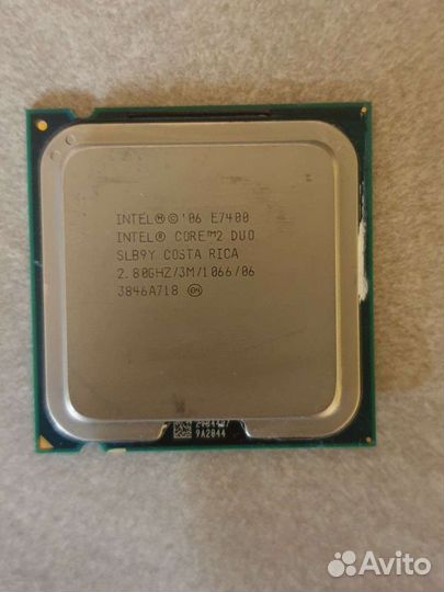 Процессор Intel core 2 Duo E7400 2.8GHz