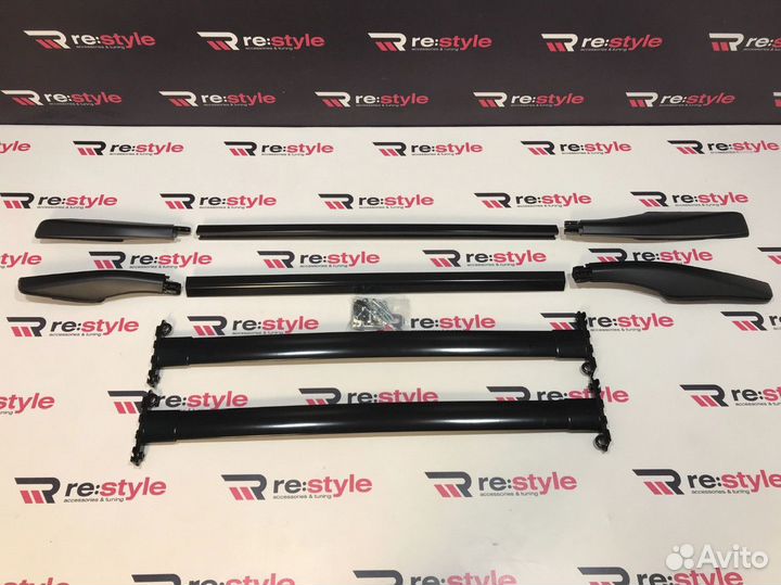 Рейлинги Toyota Harrier 30 Черные S2167