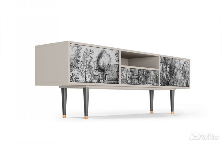 Тв-тумба T6 - Сатин - A Pond