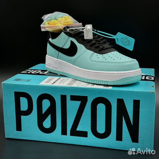 Кроссовки Nike air force 1 Tiffany&co