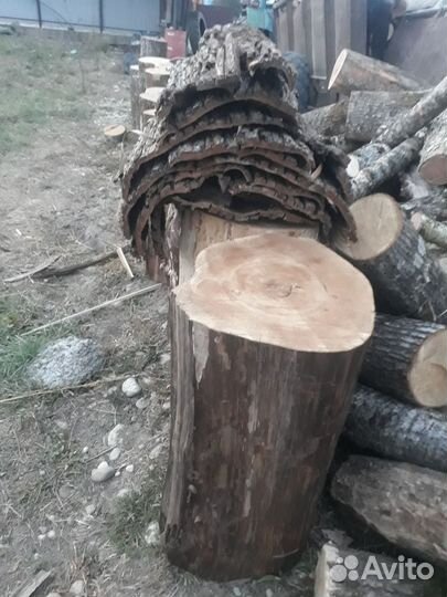 Колода для колки дров.торцевые спилы карагача