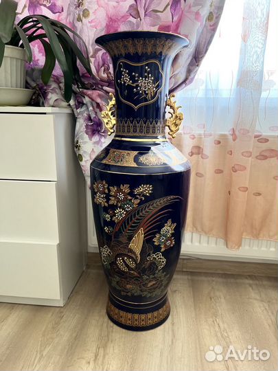 Ваза китайская напольная высокая 107 см