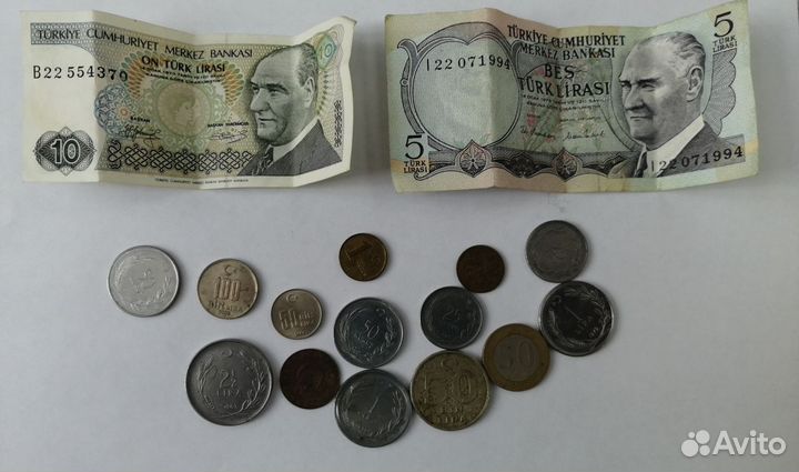 Турецкие старые деньги