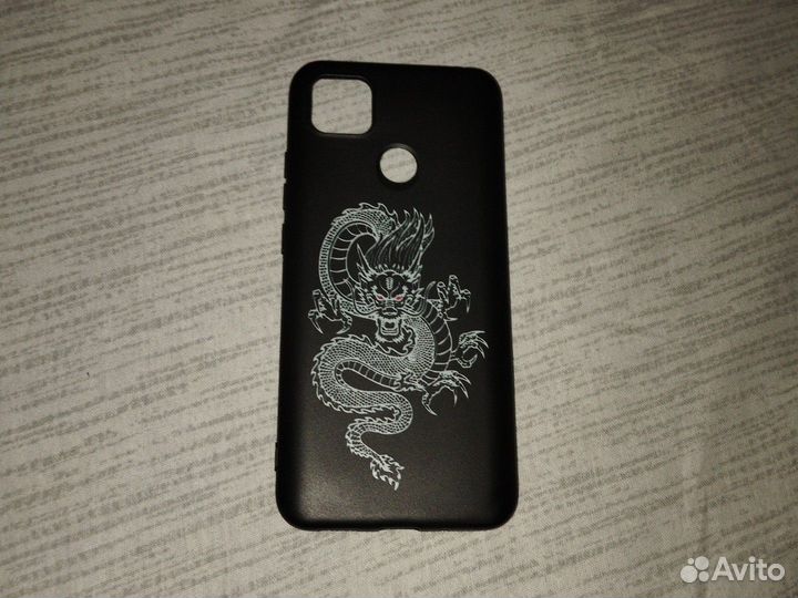 Чехол для Redmi 9c спринтом дракона
