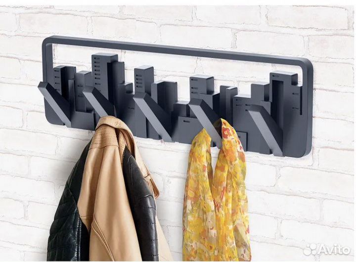 Вешалка для одежды настенная 50 см