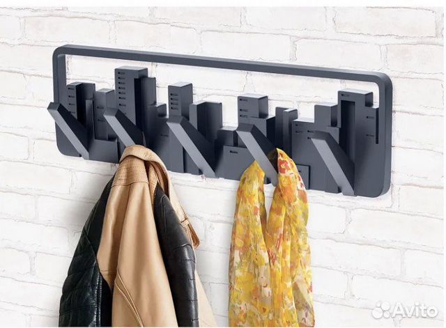 Вешалка для одежды настенная 50 см