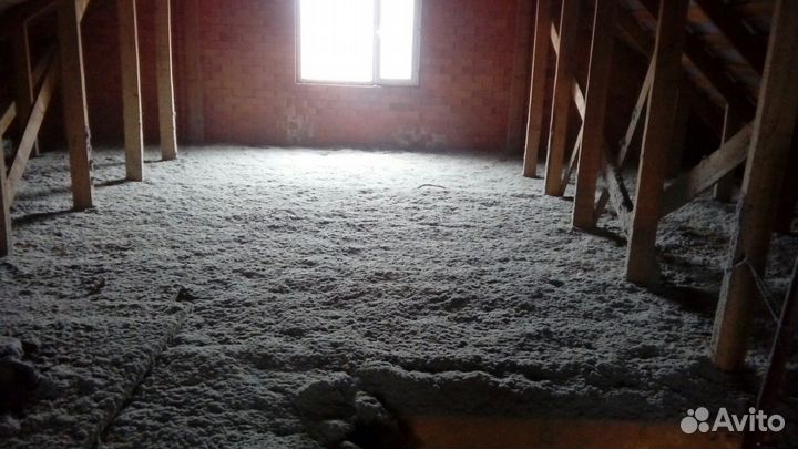 Утеплитель для стен и потолка Эковата EcoFiber