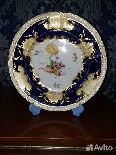 Антикварная тарелка нач 19в., Англия