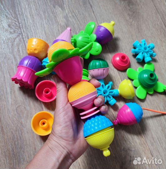 Развивающая игрушка конструктор lalaboom