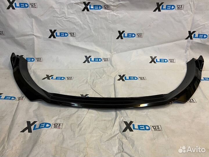 Сплиттер переднего бампера Passat CC рестайлинг