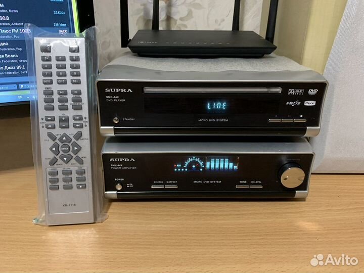 Supra SMK-44X micro DVD System 60 Ватт