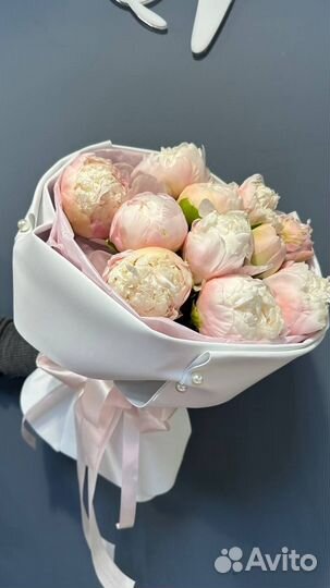 Букет пионов Армавир, доставка цветов, пионы