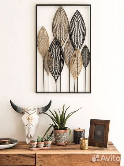 Металлическое панно - картина 