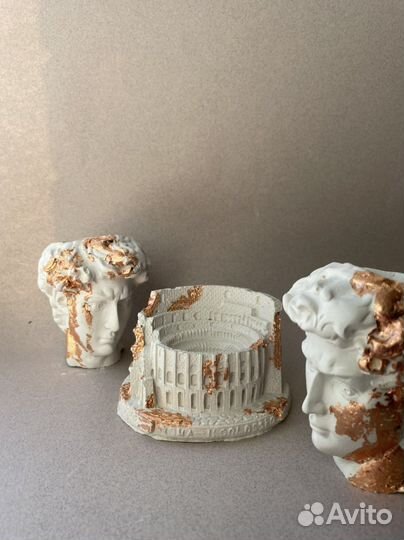 Подсвечник Колизей. Гипсовые изделия