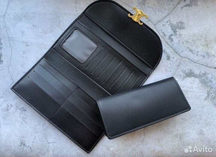Celine вместительный кошелек