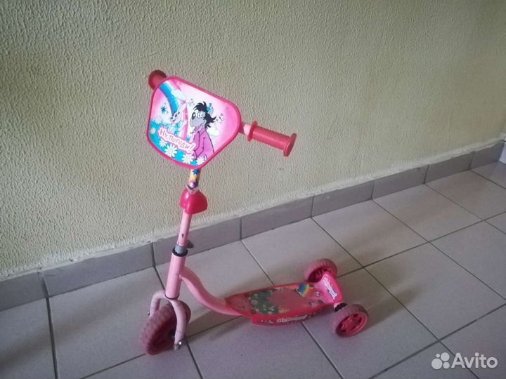 Самокат детский трехколесный бу