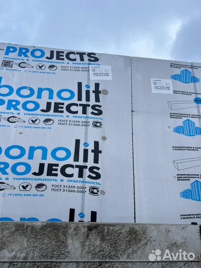 Блоки Бонолит д600