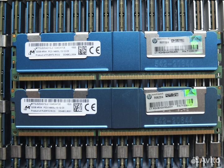 32Gb Micron 14900L HP 712384-081 серверная ddr3