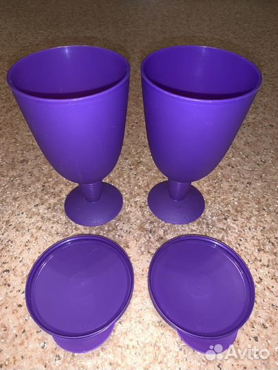 Бокалы Tupperware