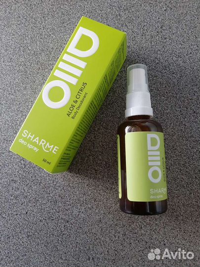 Натуральный дезодорант для тела sharme DEO spray
