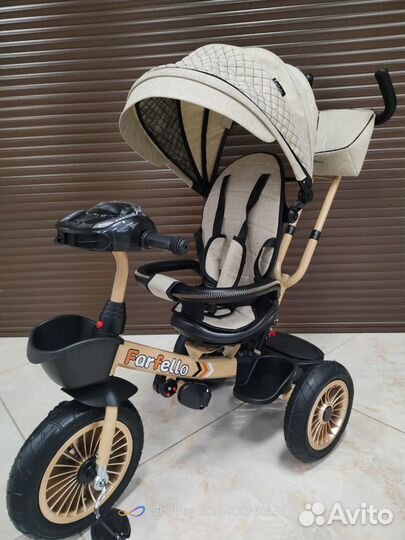 Велосипеды детские Farfello с ручкой