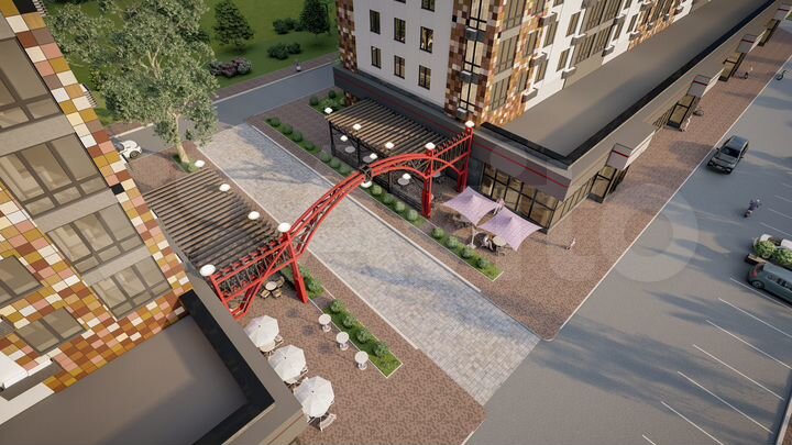 2-к. квартира, 69 м², 7/17 эт.