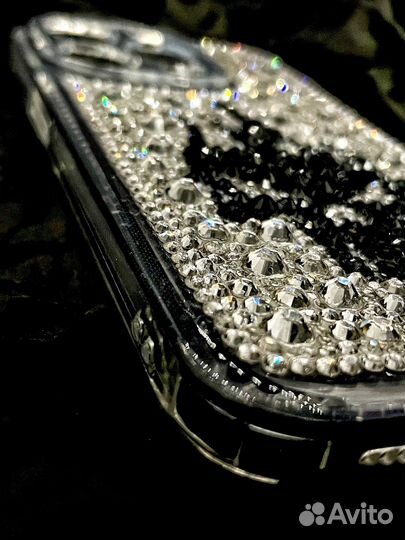 Чехол со стразами для apple 14 pro max