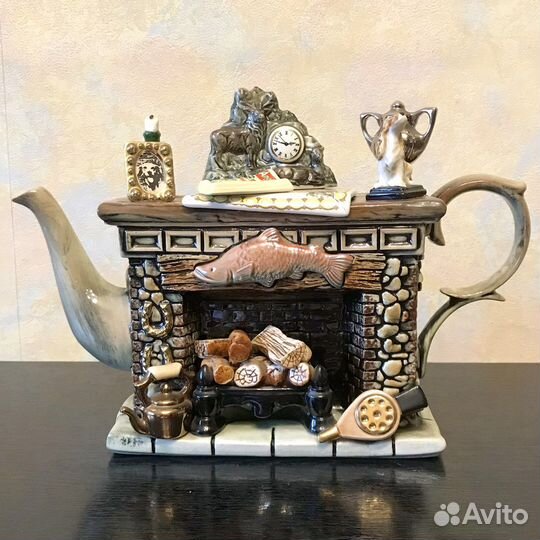 Чайник заварочный коллекционный, фарфор, Англия