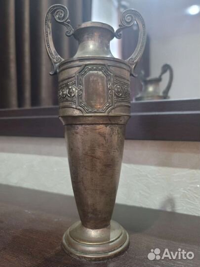 Ваза старинная с клеймом биметалл